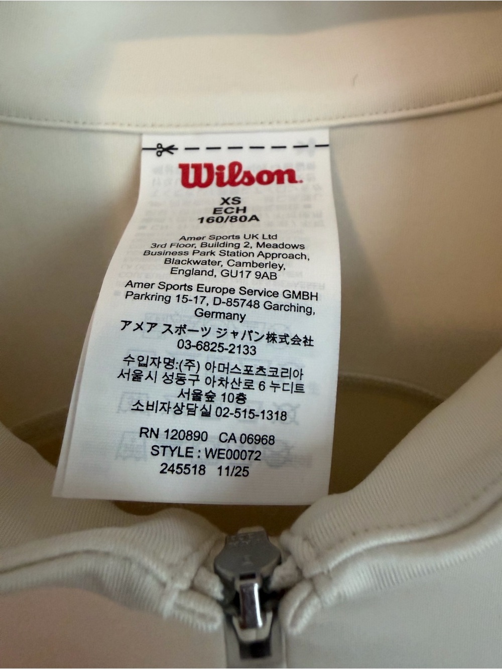 NWOT Wilson Women's Sandrift Power Play Dress Sz XS Tennis - Picture 6 of 8